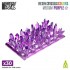 1/48 Medium Transparent PURPLE Resin Crystals (30pcs, height: 9-16 mm)