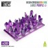 1/48 Large Transparent PURPLE Resin Crystals (20pcs, height: 15-20 mm)