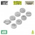 Mecha Model Detail Parts - Round Detail Panel Assortment