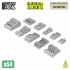 Mecha Model Detail Parts - Heat Sink Plates