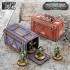 Plastic Sci-Fi Armoured Container for Dioramas and Scenery (2pcs)