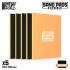 Flexible Sand Pads Grit #180 Colour LEATHER BROWN (5pcs, each 100x80x5mm)