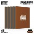 Flexible Sand Pads Grit #2500 Colour DARK BROWN (5pcs, each 100x80x5mm)