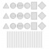1/48 Resin Traffic Signs for Dioramas (18pcs)