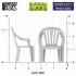 1/48 Modern/Sci-fi - Plastic Chairs (4pcs)