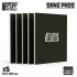 Rigid Sanding Pads #180 grit (100x80mm, 5mm thick, 5pcs)