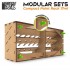 Vertical Paint Rack Organizer (Capacity: 20x 17ml bottles)