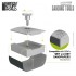 Hand Sandpaper Holder #Flat (45mm wide, 1pc)