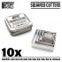 Squared Cutters for Modelling Clay and Miniature Bases