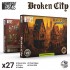 Broken City - Terrain Set for Dioramas and Scenery (8pcs)