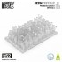 Clear Prismatic Quartz Crystals for Dioramas and Scenery
