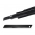 ComfortGrip Hobby Knife with Non-Slip Handle and Black SK5 Steel Blades (9mm, 13 Refills)