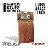 Long Grass Flock 100mm - Dark Brown for Diorama Scenery