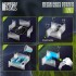 Resin Cast Frames (50x100mm) with Spring Clips (to create multiple mold boxes)