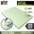 20mm Polystyrene Open-Cell XPS Foam (200 x 300mm, density: 33 kg/m&sup3;)