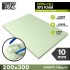 10mm Polystyrene Open-Cell XPS Foam (200 x 300mm, density: 33 kg/m&sup3;)