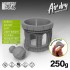 Air Dry Modeling Foam Clay (250g, Grey)