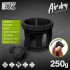 Air Dry Modeling Foam Clay (250g, Black)