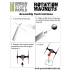 15x Rotation Magnet (N52) Size M (magnets: 5mm, steel balls: 6.35mm)