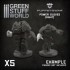 Puppetswar Gloves - Right Hands for 28/32mm Wargame Miniatures