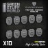 Puppetswar Tactical Division Shields for 28/32mm Wargame Miniatures