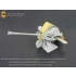 1/35 WWII German 3.7cm Flak43 Flakpanzer IV "Ostwind" Super Detail Set for Dragon 6550 kit
