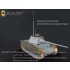 1/35 WWII German PzKpfw.IV Ausf.J (Late) w/Ausf.F Turret Big Detail Set for Dragon #6824