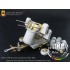 Upgrade Set for 1/35 WWII American Quad Gun Trailer M55 for Dragon 6421