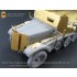 1/35 WWII German SdKfz.10/5 2cm Flak38 On-Vehicle Tools (Shovel...) for Dragon kits