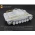 Mounting Brackets for 1/35 WWII StuG.III Ausf.G Late Skirts(Non-Swinging) for Dragon kits