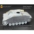 Mounting Brackets for 1/35 WWII StuG.III Ausf.G Late Skirts(Non-Swinging) for Dragon kits