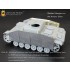 Mounting Brackets for 1/35 WWII StuG.III Ausf.G Late Skirts(Non-Swinging) for Dragon kits
