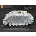 Mounting Brackets for 1/35 WWII StuG.III Ausf.G Late Skirts(Non-Swinging) for Dragon kits