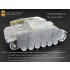 Mounting Brackets for 1/35 WWII StuG.III Ausf.G Late Skirts(Non-Swinging) for Dragon kits