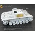 1/35 WWII German StuG.III Ausf.G Track Links/Spare Wheel Mounts for Dragon Smart kits