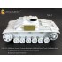 1/35 WWII German StuG.III Ausf.G Track Links/Spare Wheel Mounts for Dragon Smart kits