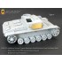 1/35 WWII German StuG.III Ausf.G Track Links/Spare Wheel Mounts for Dragon Smart kits