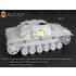 1/35 WWII German StuG.III Ausf.G Track Links/Spare Wheel Mounts for Dragon Smart kits