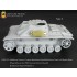 1/35 WWII German StuG.III Ausf.G Track Links/Spare Wheel Mounts for Dragon Smart kits