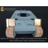 1/35 Tiger I Standard Type Front/Rear Mud Flaps&Standard Hull Side Skirts for Dragon Smart