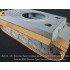 1/35 Tiger I Standard Type Front/Rear Mud Flaps&Standard Hull Side Skirts for Dragon Smart