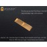 1/35 Tiger I Standard Type Front/Rear Mud Flaps&Standard Hull Side Skirts for Dragon Smart