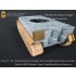 1/35 Tiger I Standard Type Front/Rear Mud Flaps&Standard Hull Side Skirts for Dragon Smart