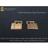 1/35 Tiger I Standard Type Front/Rear Mud Flaps&Standard Hull Side Skirts for Dragon Smart