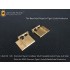 1/35 Tiger I Standard Type Front/Rear Mud Flaps&Standard Hull Side Skirts for Dragon Smart