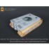 1/35 Tiger I Standard Type Front/Rear Mud Flaps&Standard Hull Side Skirts for Dragon Smart