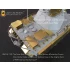 1/35 Panther Ausf.F Turret Roof Mounted Extra Spaced Armour & Covers for Dragon kits