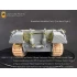 1/35 WWII SdKfz.171 Panther D/A Racks & Brass Storage Tube& Exhaust Pipes Brackets