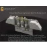 1/35 WWII SdKfz.171 Panther D/A Racks & Brass Storage Tube& Exhaust Pipes Brackets