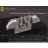 1/35 WWII SdKfz.171 Panther D/A Racks & Brass Storage Tube& Exhaust Pipes Brackets
